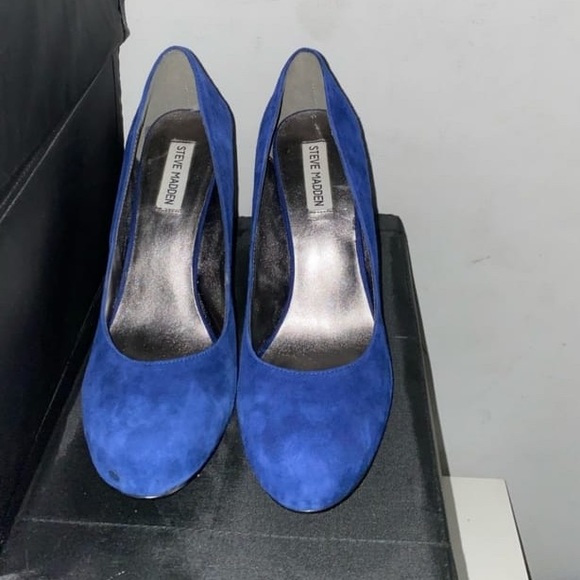 Steve Madden Shoes - Steve Madden Females Blue Heels 10m